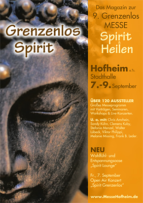 Plakat der Messe Spirit und Heilen in Hofheim